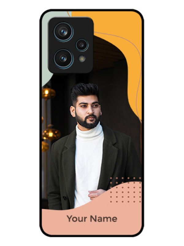 Custom Realme 9 Pro Plus 5G Custom Metal Phone CaseTri - Coloured Overlay Design