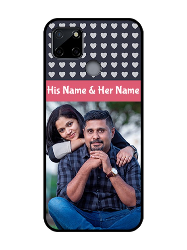 Custom Realme C12 Custom Metal Phone Case - Love Symbols Design