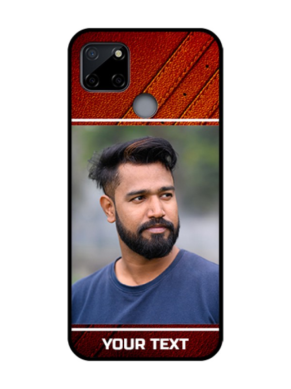 Custom Realme C12 Custom Metal Phone Case - Leather Phone Case Design