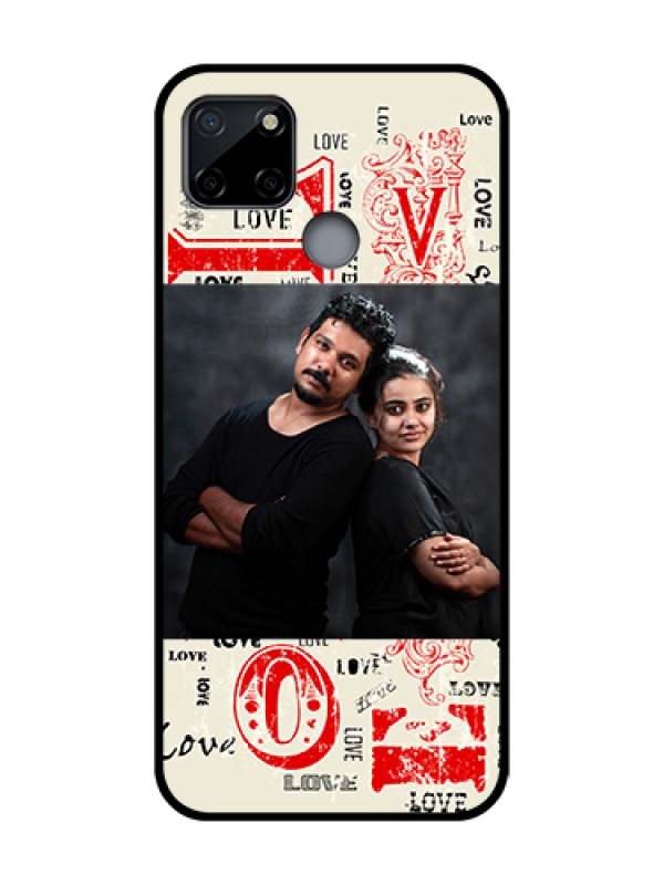 Custom Realme C12 Custom Metal Phone Case - Trendy Love Design Case