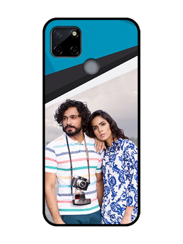 Custom Realme C12 Custom Metal Phone Case - Simple Pattern Photo Upload Design