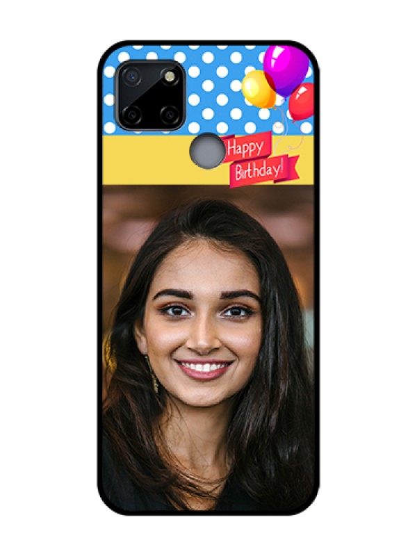 Custom Realme C12 Custom Metal Phone Case - Happy Birthday Design