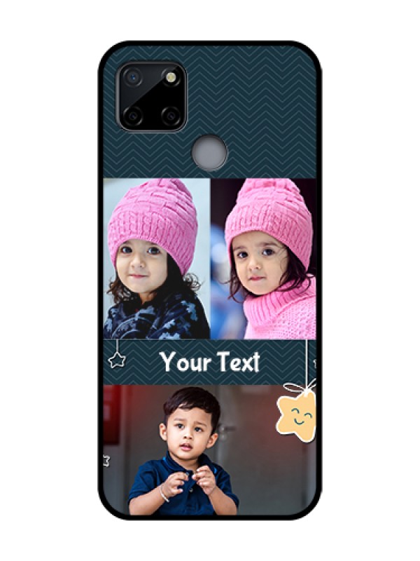 Custom Realme C12 Custom Metal Phone Case - Hanging Stars Design