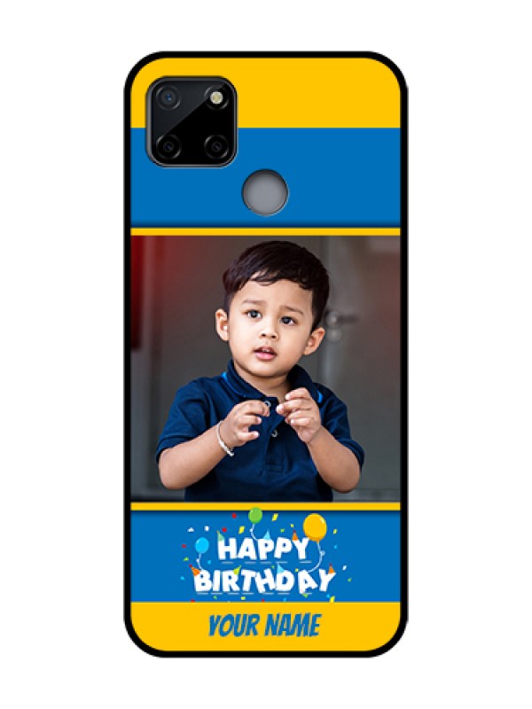 Custom Realme C12 Custom Metal Phone Case - Birthday Wishes Design