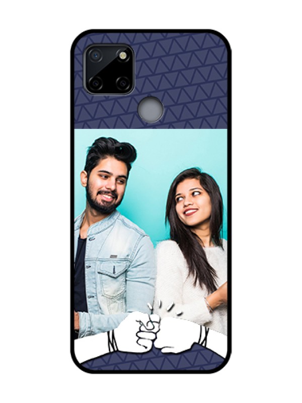 Custom Realme C12 Custom Metal Phone Case - With Best Friends Design