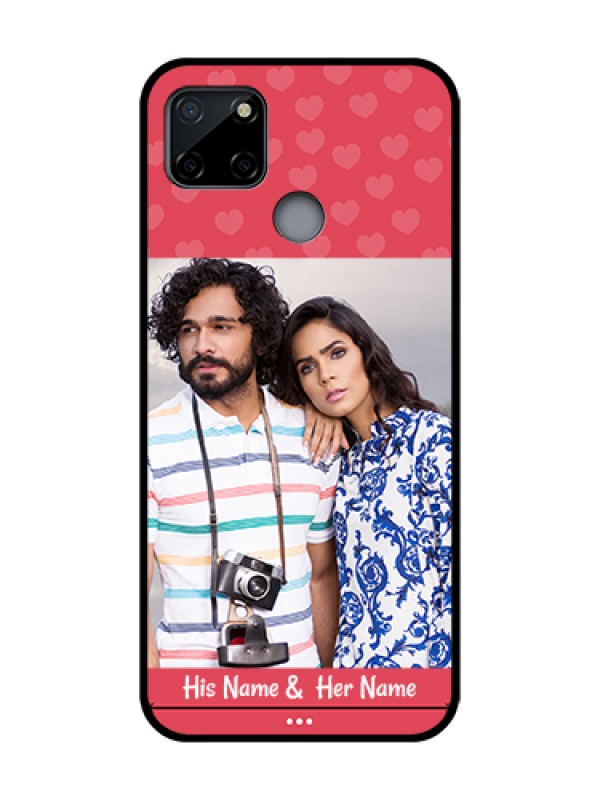 Custom Realme C12 Custom Metal Phone Case - Simple Love Design