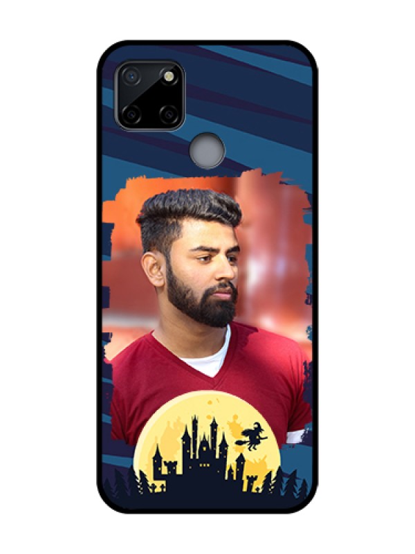 Custom Realme C12 Custom Metal Phone Case - Halloween Witch Design