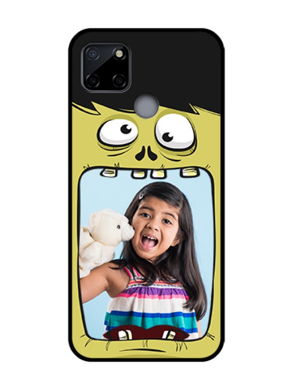 Custom Realme C12 Custom Metal Phone Case - Cartoon Monster Back Case Design