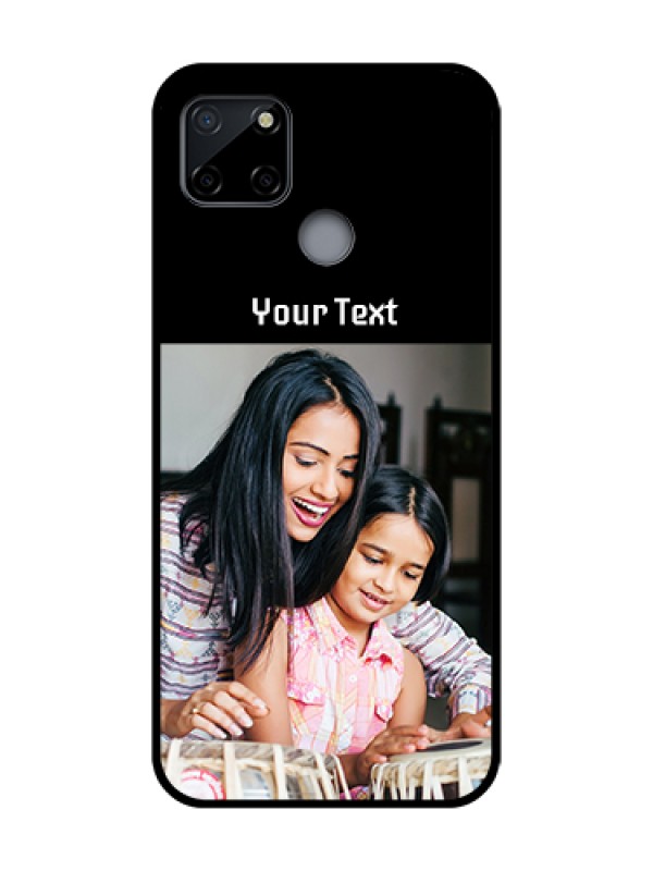 Custom Realme C12 Custom Metal Phone Case - Photo With Name Design