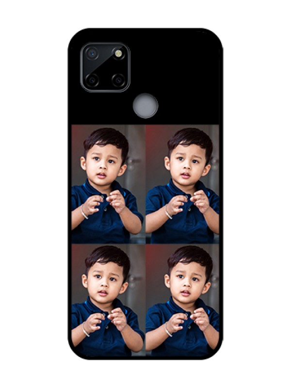 Custom Realme C12 Custom Metal Phone Case - 4 Image Holder Design