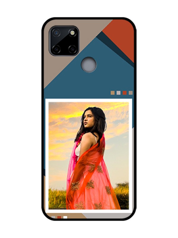 Custom Realme C12 Custom Metal Phone Case - Retro Color Pallet Design