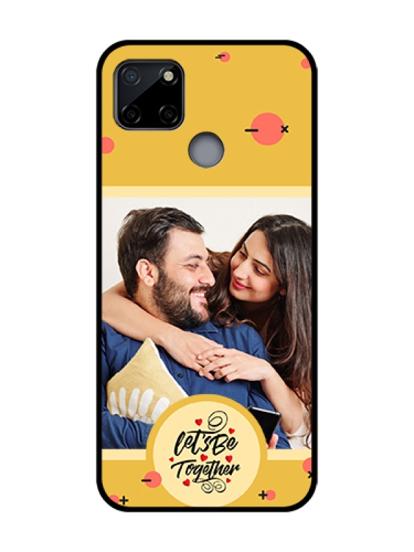 Custom Realme C12 Custom Metal Phone Case - Lets Be Together Design