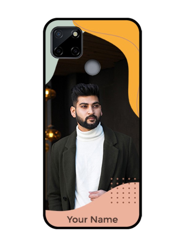 Custom Realme C12 Custom Metal Phone Case - Tri - Coloured Overlay Design