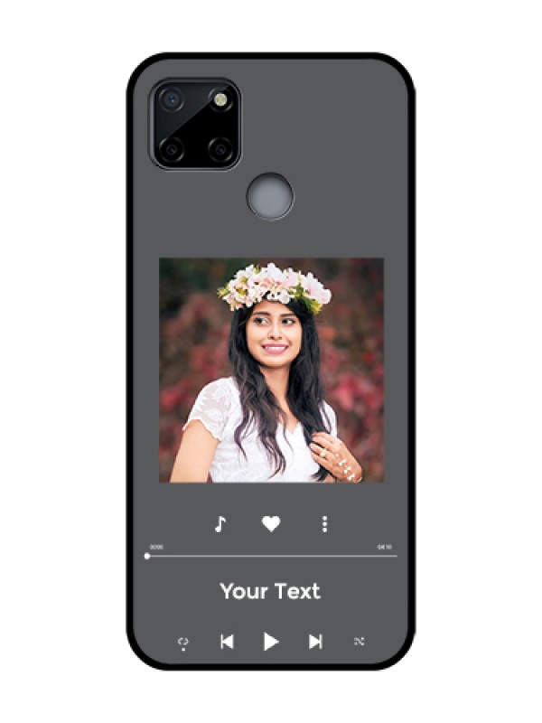 Custom Realme C12 Custom Metal Phone Case - Play The Music Design