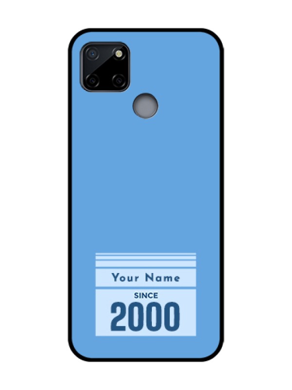 Custom Realme C12 Custom Metal Phone Case - Custom Year Of Birth Design