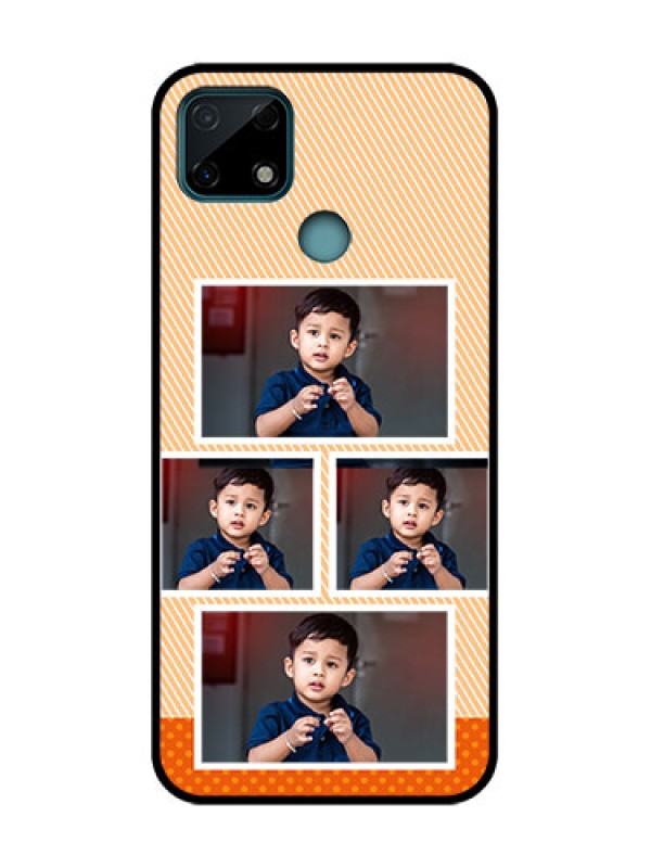 Custom Realme C25 Custom Metal Phone Case - Bulk Photos Upload Design