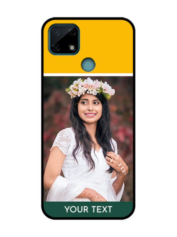 Custom Realme C25s Custom Metal Phone Case - Love You Design