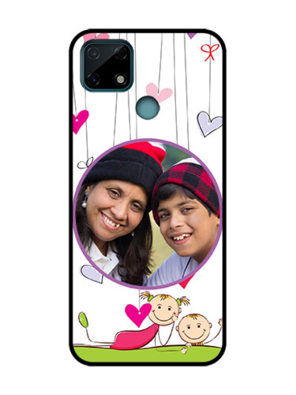 Custom Realme C25s Custom Metal Phone Case - Cute Kids Phone Case Design