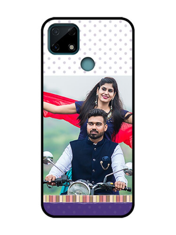 Custom Realme C25s Custom Metal Phone Case - Cute Family Design