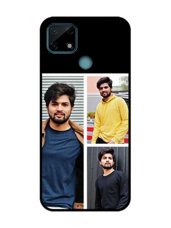 Custom Realme C25s Custom Metal Phone Case - Upload Multiple Picture Design