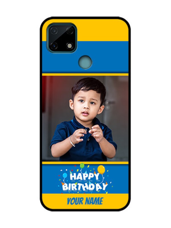 Custom Realme C25s Custom Metal Phone Case - Birthday Wishes Design