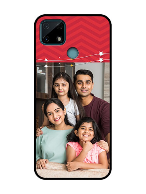 Custom Realme C25s Custom Metal Phone Case - Happy Family Design