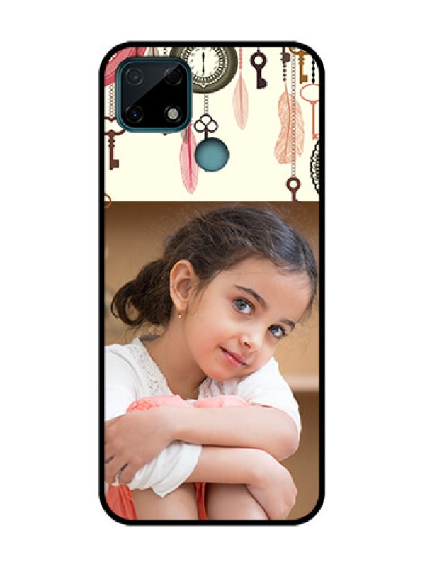 Custom Realme C25s Custom Metal Phone Case - Boho Style Design