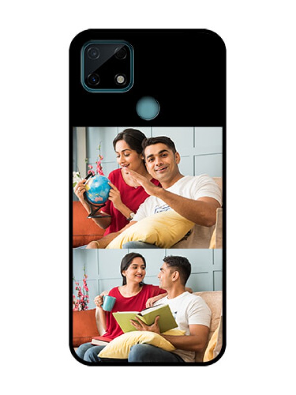 Custom Realme C25s Custom Metal Phone Case - 2 Images Design
