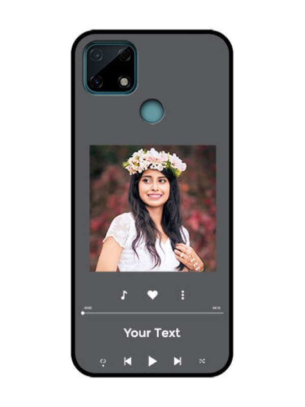 Custom Realme C25s Custom Metal Phone Case - Play The Music Design