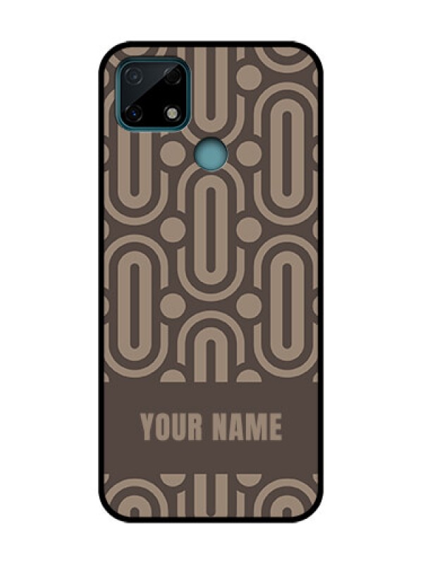 Custom Realme C25s Custom Metal Phone Case - Captivating Zero Pattern Design