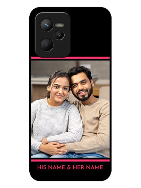 Custom Realme C35 Custom Metal Phone CaseWith Add Text Design