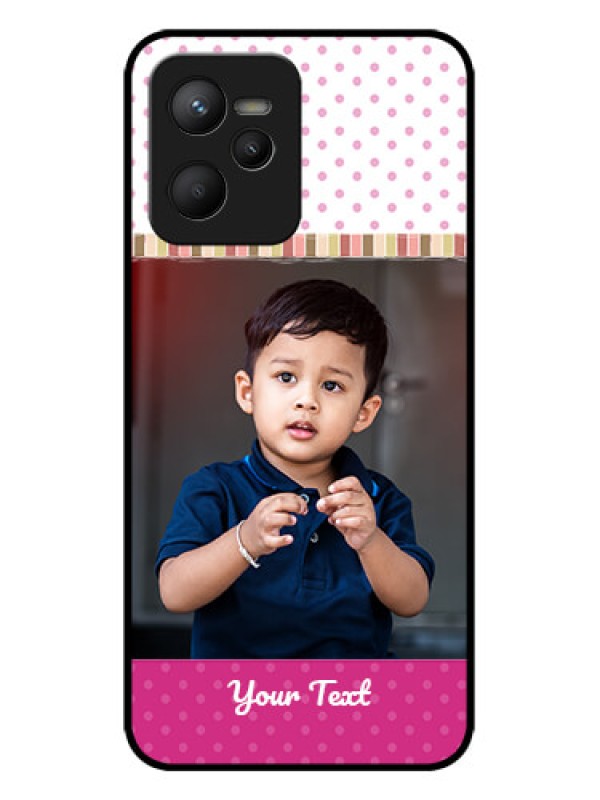 Custom Realme C35 Custom Metal Phone CaseCute Girls Cover Design