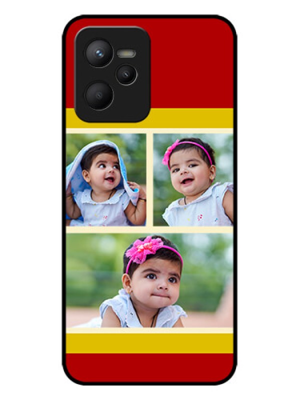 Custom Realme C35 Custom Metal Phone CaseMultiple Pic Upload Design