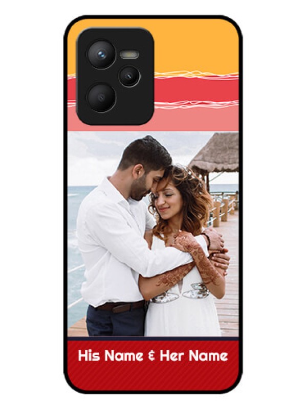 Custom Realme C35 Custom Metal Phone CaseColorful Case Design