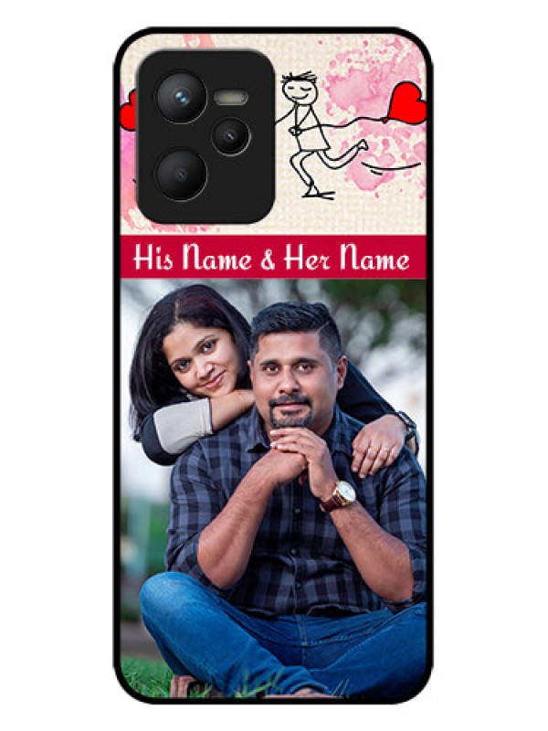 Custom Realme C35 Custom Metal Phone CaseYou And Me Case Design