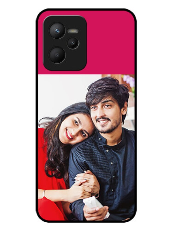 Custom Realme C35 Custom Metal Phone CaseAnniversary Cover Design