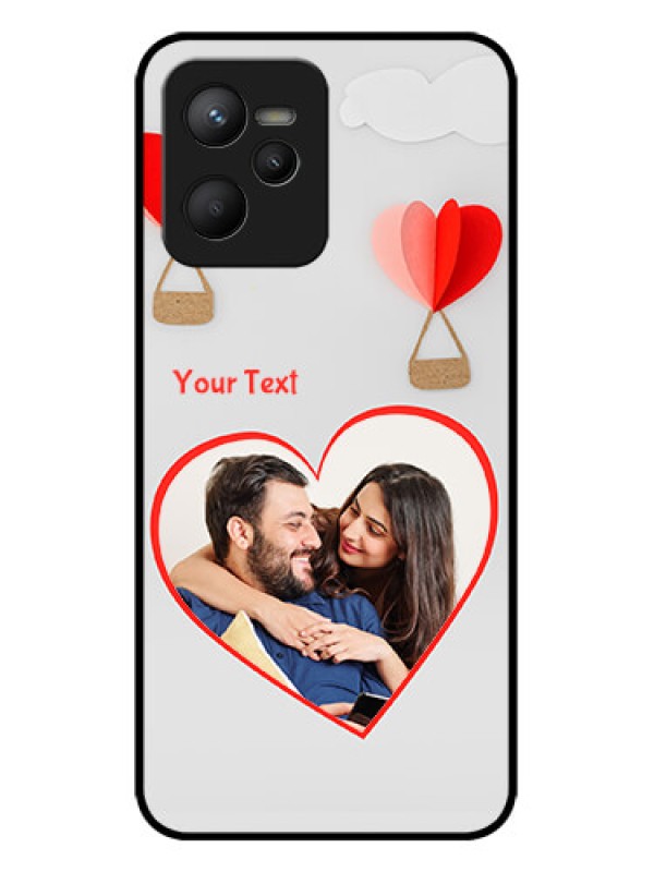 Custom Realme C35 Custom Metal Phone CaseParachute Love Design