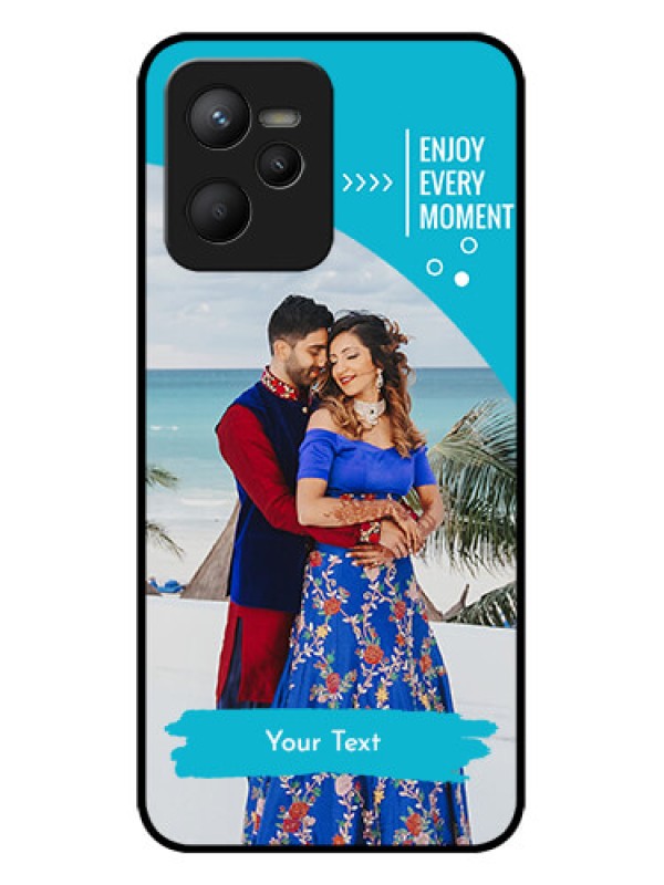 Custom Realme C35 Custom Metal Phone CaseHappy Moment Design