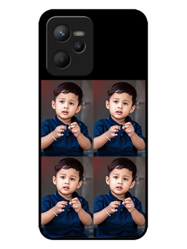 Custom Realme C35 Custom Metal Phone Case4 Image Holder Design