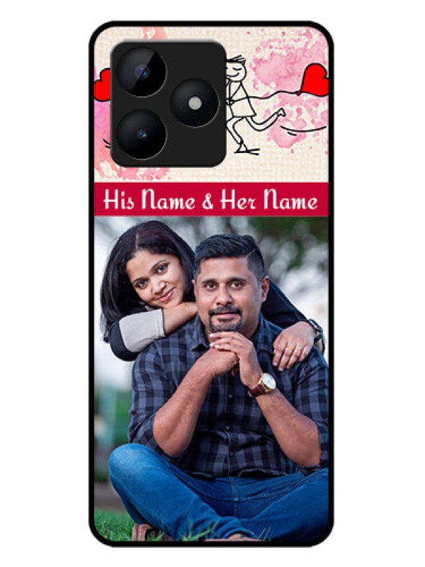 Custom Realme C51 Custom Metal Phone Case - You And Me Case Design