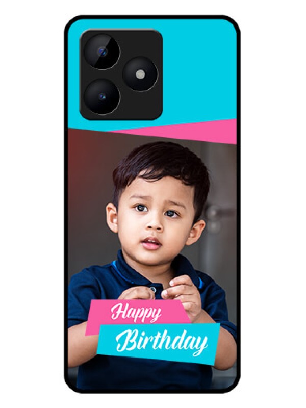 Custom Realme C51 Custom Metal Phone Case - Image Holder With 2 Color Design