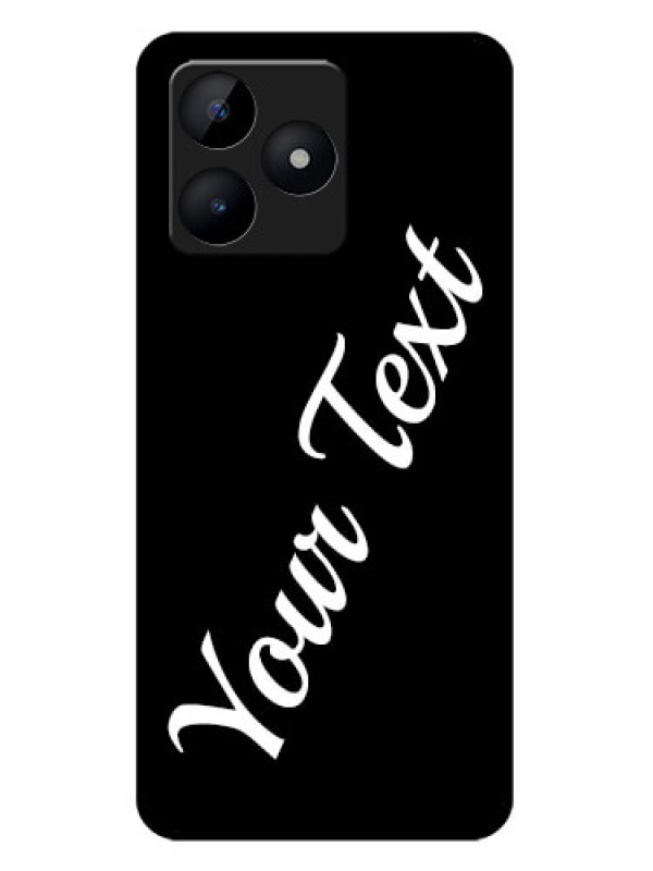 Custom Realme C51 Custom Metal Phone Case - With Your Name Design