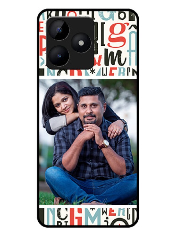 Custom Realme C53 Custom Metal Phone CaseAlphabet Design