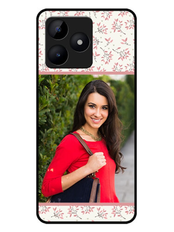 Custom Realme C53 Custom Metal Phone CaseStunning Floral Design