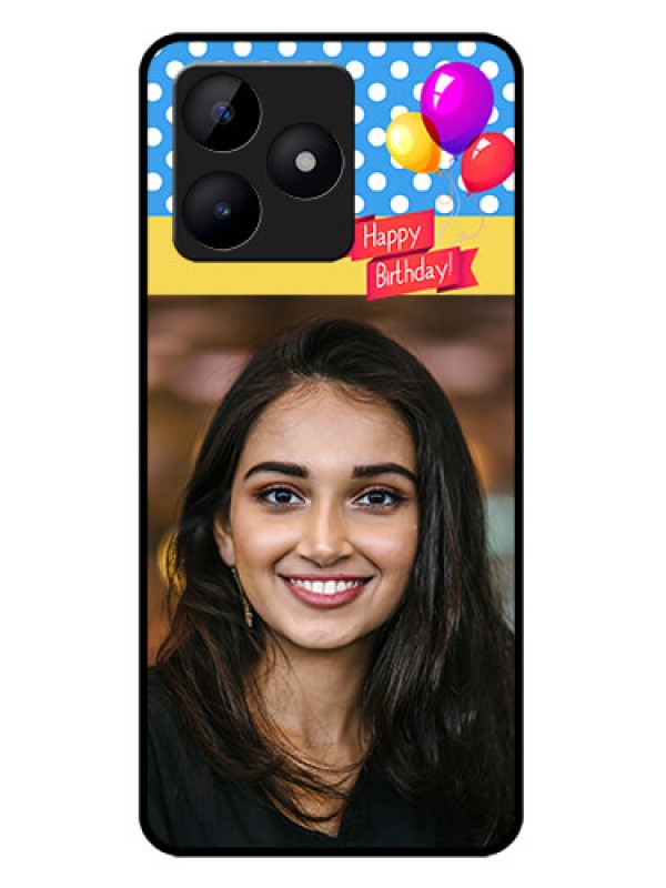 Custom Realme C53 Custom Metal Phone CaseHappy Birthday Design