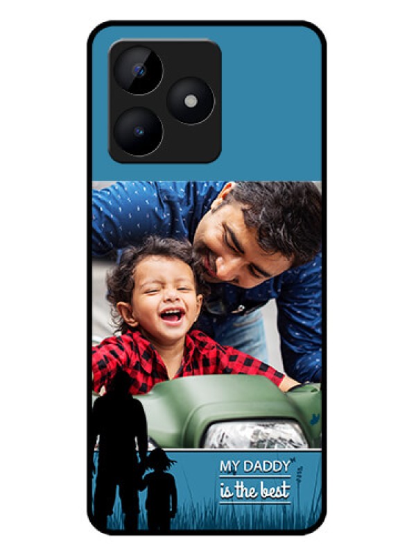 Custom Realme C53 Custom Metal Phone CaseBest Dad Design