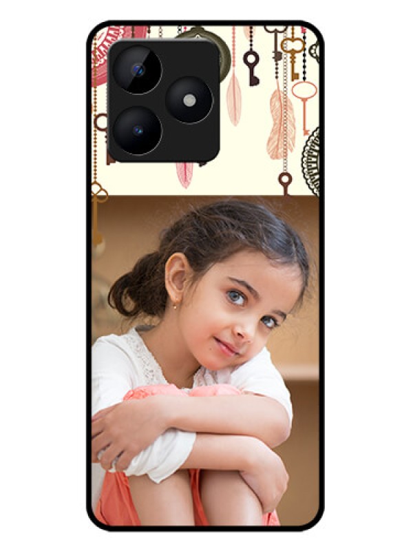 Custom Realme C53 Custom Metal Phone CaseBoho Style Design