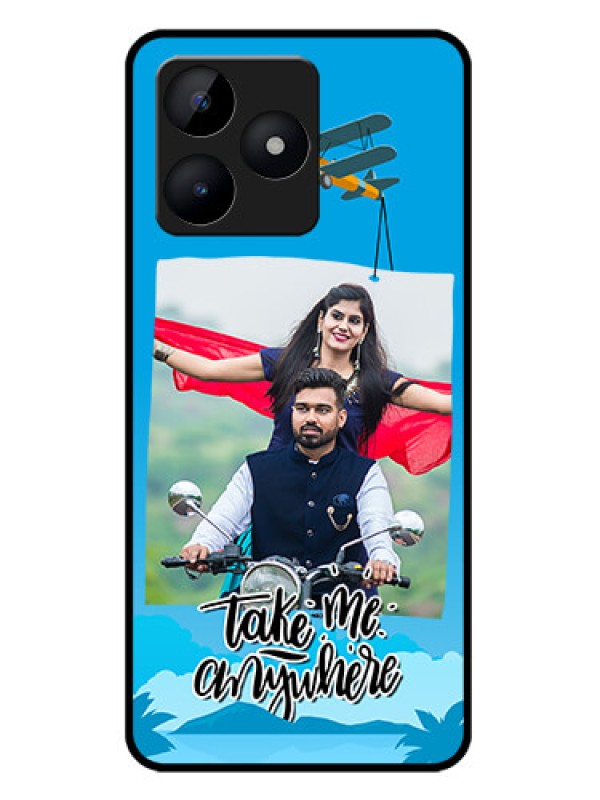 Custom Realme C53 Custom Metal Phone CaseTraveller Design