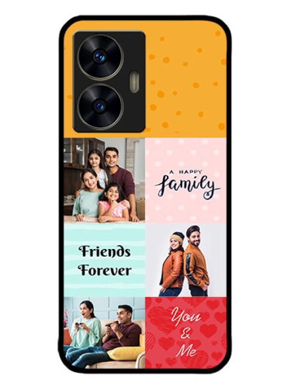 Custom Realme C55 Custom Metal Phone CaseImages With Quotes Design