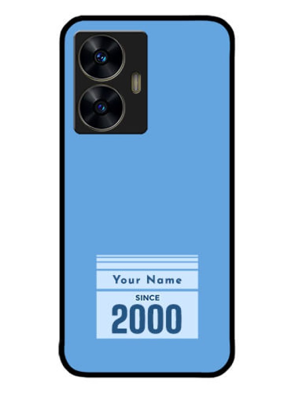 Custom Realme C55 Custom Metal Phone CaseCustom Year Of Birth Design